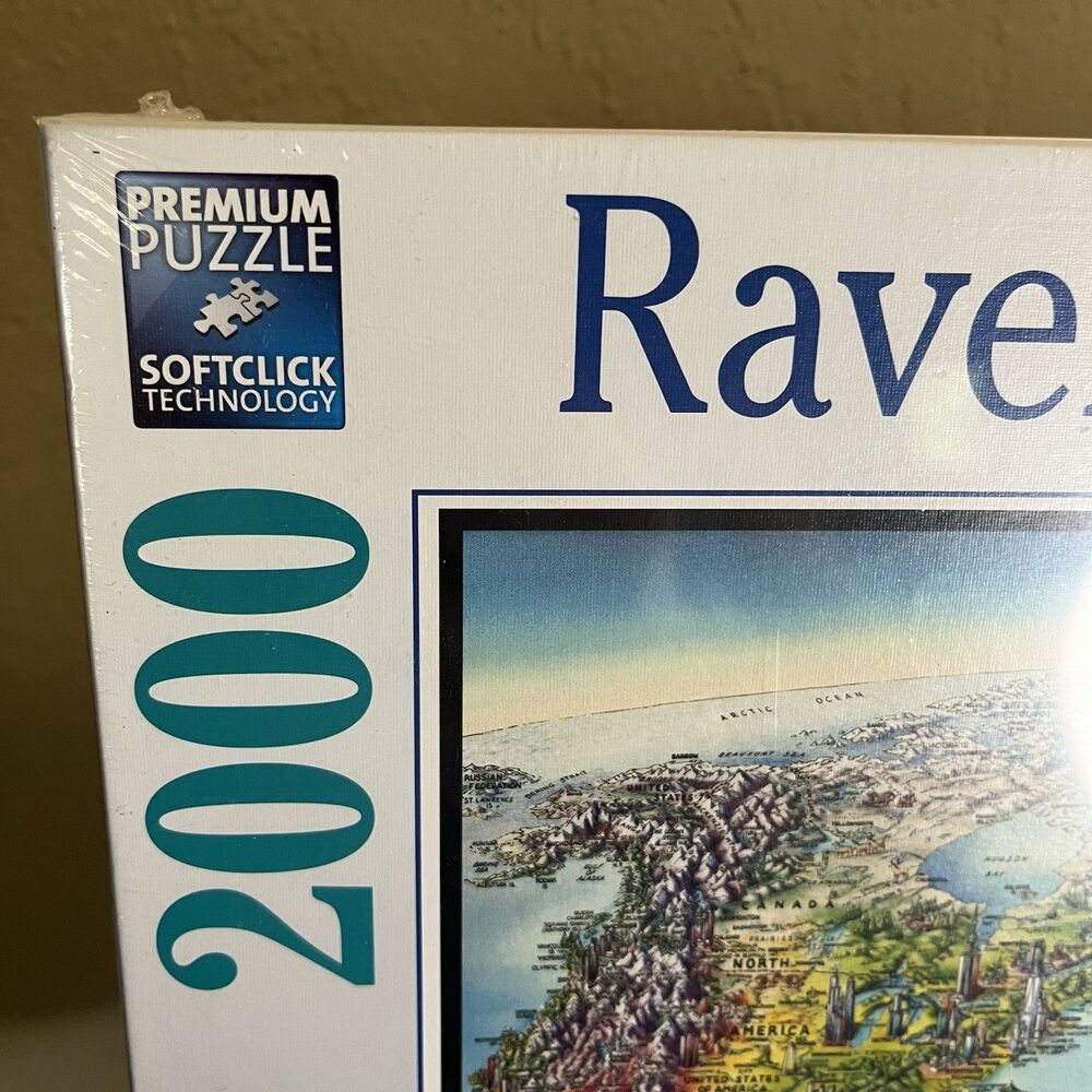 New Sealed Ravensburger Puzzle The World 2000 Piece #166831 - Picture 3 of 8